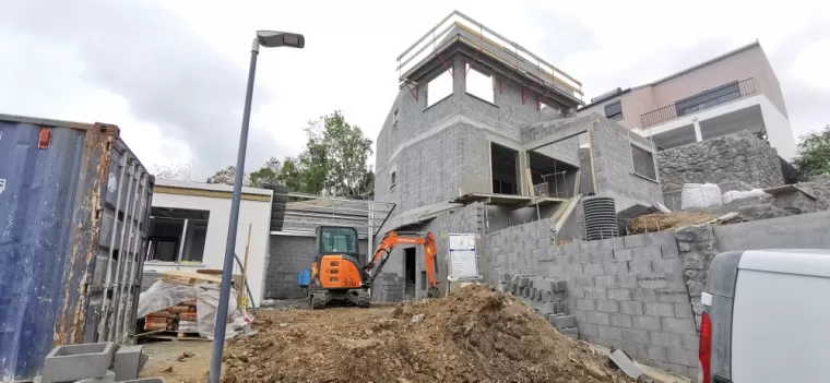 Construction de 2 Logements ,Sainte Marie, Fernando Enduits Réunion
