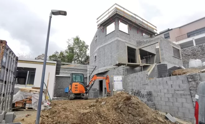 Construction de 2Logements, Sainte Marie, Fernando Enduits Réunion 