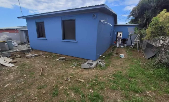 Rénovation d'une maison ,Sainte Marie, Fernando Enduits Réunion