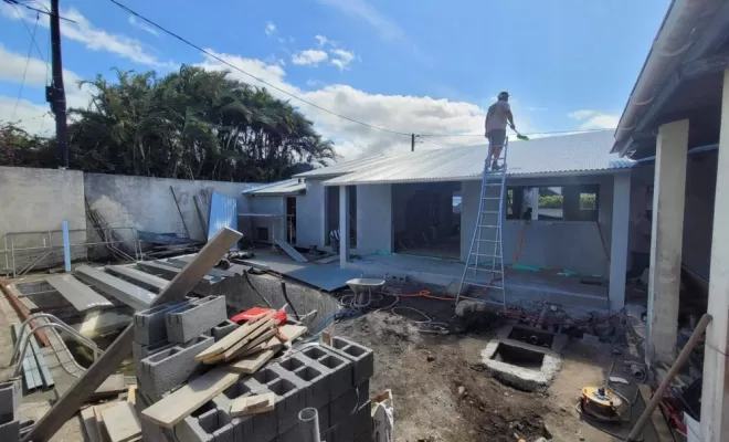Rénovation d'une maison ,Sainte Marie, Fernando Enduits Réunion