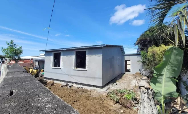Rénovation d'une maison ,Sainte Marie, Fernando Enduits Réunion
