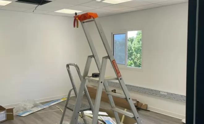 Rénovation intérieur d'un local professionnel , Saint-Paul, Fernand Enduits Réunion