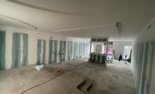 Rénovation en placo d'un magasin à Saint Pierre , Saint-Paul, Fernand Enduits Réunion