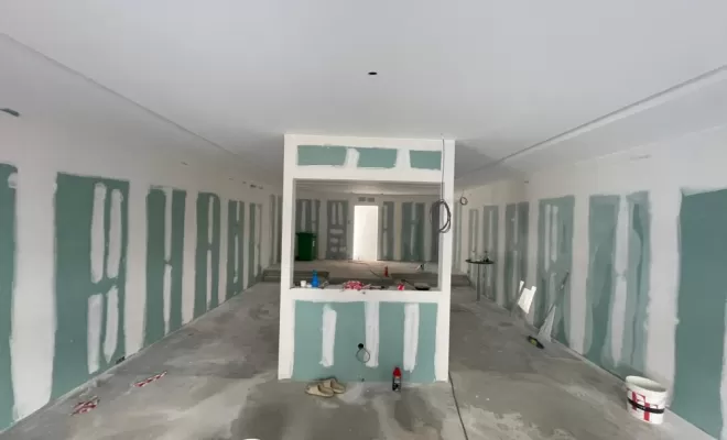 Rénovation en placo d'un magasin à Saint Pierre , Saint-Paul, Fernand Enduits Réunion