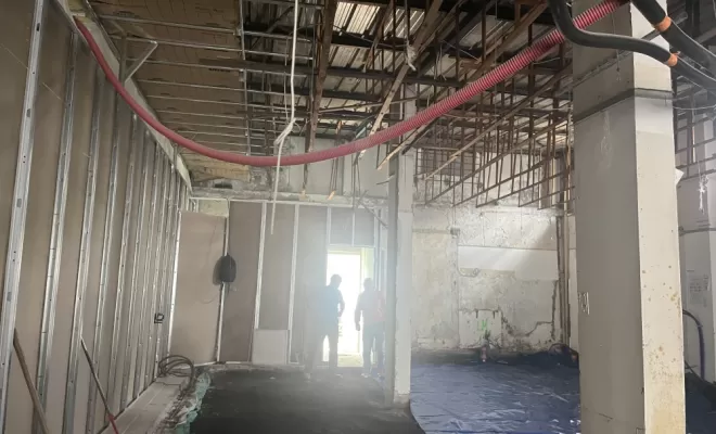 RENOVATION D'UNE  PHARMACIE SUR SAINTE-MARIE, Saint-Paul, Fernand Enduits Réunion