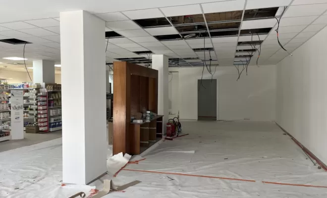 RENOVATION D'UNE  PHARMACIE SUR SAINTE-MARIE, Saint-Paul, Fernand Enduits Réunion